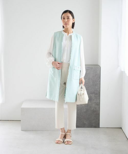 NEMIKA / ネミカ テーラードジャケット | ロングジレ【NEMIKA】 | 詳細7