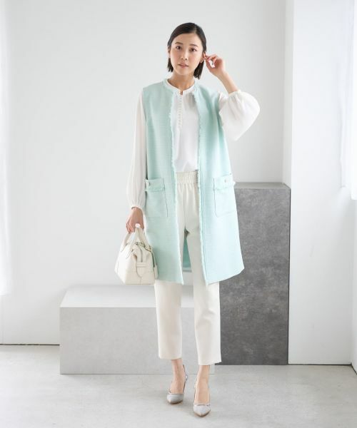 NEMIKA / ネミカ テーラードジャケット | ロングジレ【NEMIKA】 | 詳細9