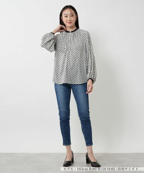 NEMIKA / ネミカ シャツ・ブラウス | プリントブラウス【NEMIKA】 | 詳細1