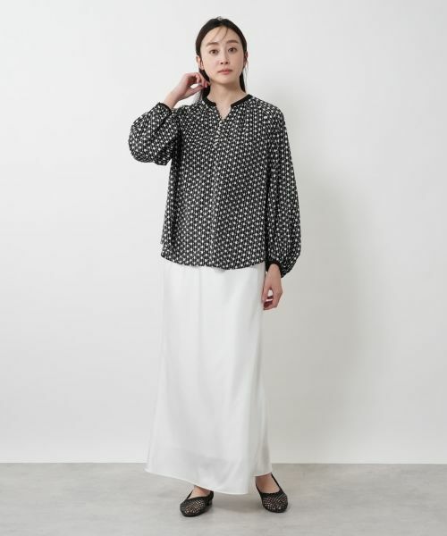 NEMIKA / ネミカ シャツ・ブラウス | プリントブラウス【NEMIKA】 | 詳細13