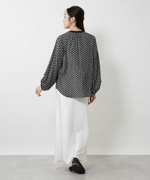 NEMIKA / ネミカ シャツ・ブラウス | プリントブラウス【NEMIKA】 | 詳細15