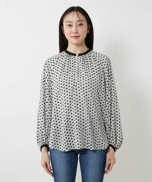 NEMIKA / ネミカ シャツ・ブラウス | プリントブラウス【NEMIKA】 | 詳細4