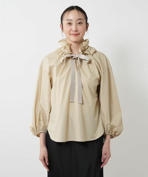 大きいサイズ！NEMIKA byレリアンプラスハウ レース切り替フリルカットソー 店舗人気】レース切替カットソー | Leilian plus house (Women