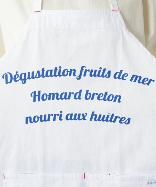 NEMIKA / ネミカ その他小物 | フレンチロゴプリントエプロン【Le Minor】 | 詳細15