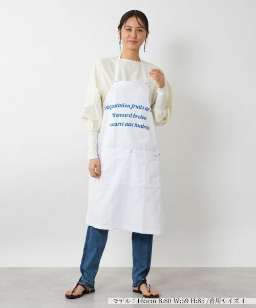 NEMIKA / ネミカ その他小物 | フレンチロゴプリントエプロン【Le Minor】 | 詳細4