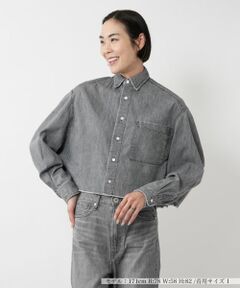 NEMIKA / ネミカ シャツ・ブラウス | クロップドデニムシャツ【UPPER HIGHTS】