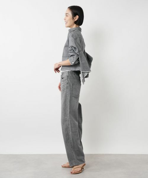 NEMIKA / ネミカ シャツ・ブラウス | クロップドデニムシャツ【UPPER HIGHTS】 | 詳細5