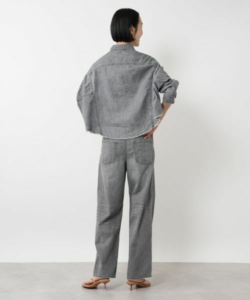 NEMIKA / ネミカ シャツ・ブラウス | クロップドデニムシャツ【UPPER HIGHTS】 | 詳細6