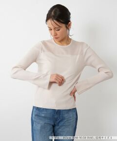 NEMIKA / ネミカ ニット・セーター | シアー切替プルオーバー【NEMIKA】