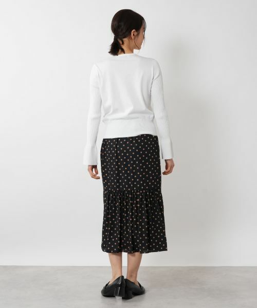 NEMIKA / ネミカ ニット・セーター | シアー切替プルオーバー【NEMIKA】 | 詳細3