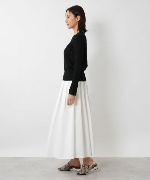 NEMIKA / ネミカ ニット・セーター | シアー切替プルオーバー【NEMIKA】 | 詳細5