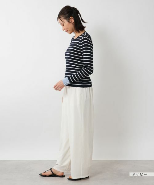NEMIKA / ネミカ ニット・セーター | ボーダープルオーバー【NEMIKA】 | 詳細8