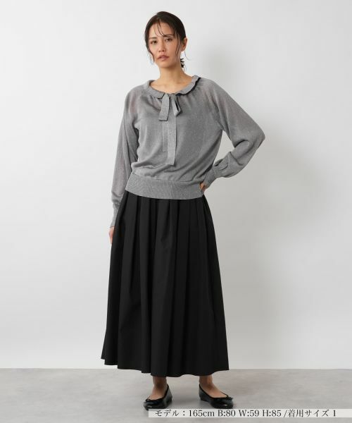 NEMIKA / ネミカ ニット・セーター | リボンタイラメニット【NEMIKA】 | 詳細4