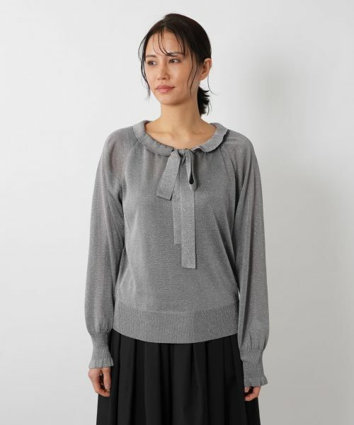 NEMIKA / ネミカ ニット・セーター | リボンタイラメニット【NEMIKA】 | 詳細7