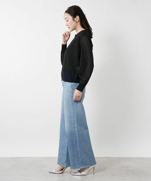 NEMIKA / ネミカ カーディガン・ボレロ | シアーラメニットカーディガン【NEMIKA】 | 詳細2