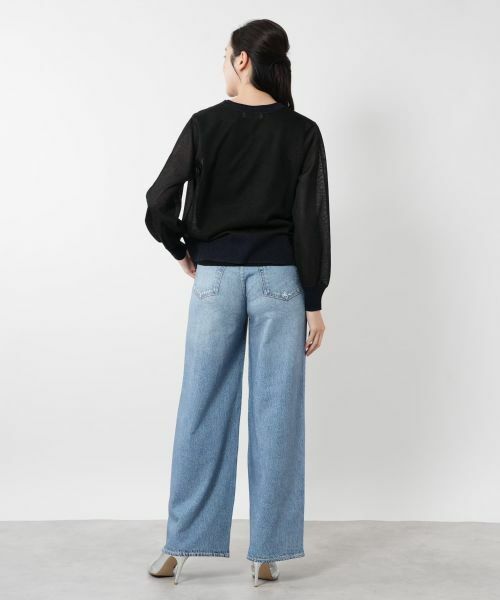 NEMIKA / ネミカ カーディガン・ボレロ | シアーラメニットカーディガン【NEMIKA】 | 詳細3