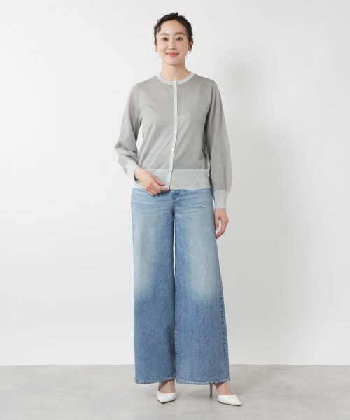 NEMIKA / ネミカ カーディガン・ボレロ | シアーラメニットカーディガン【NEMIKA】 | 詳細4