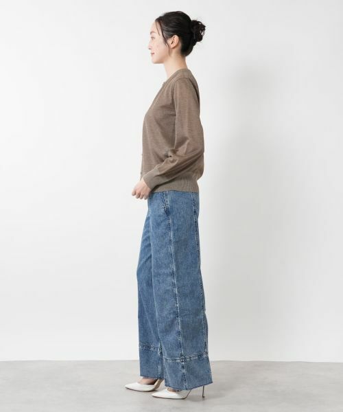 NEMIKA / ネミカ カーディガン・ボレロ | シアーラメニットカーディガン【NEMIKA】 | 詳細8