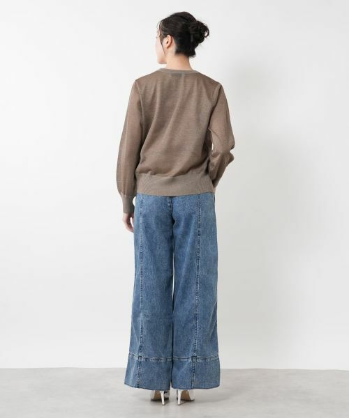 NEMIKA / ネミカ カーディガン・ボレロ | シアーラメニットカーディガン【NEMIKA】 | 詳細9