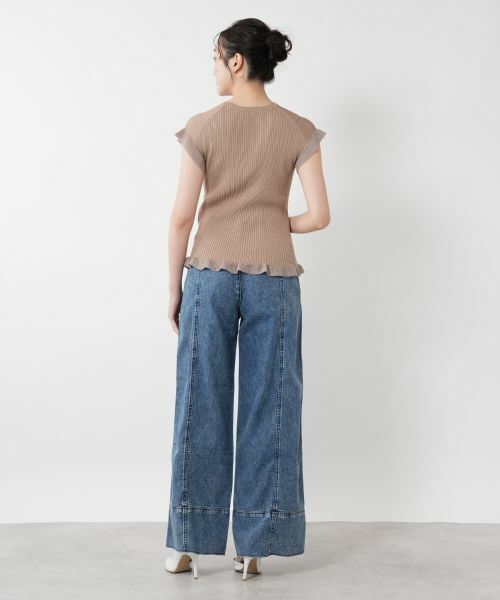 NEMIKA / ネミカ ニット・セーター | フリルスリーブニット【NEMIKA】 | 詳細12