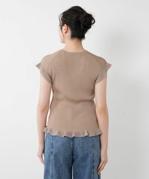 NEMIKA / ネミカ ニット・セーター | フリルスリーブニット【NEMIKA】 | 詳細15