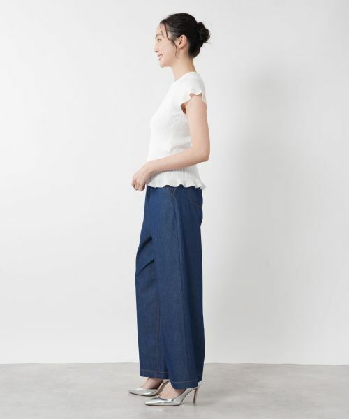 NEMIKA / ネミカ ニット・セーター | フリルスリーブニット【NEMIKA】 | 詳細2