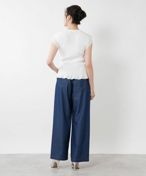 NEMIKA / ネミカ ニット・セーター | フリルスリーブニット【NEMIKA】 | 詳細3