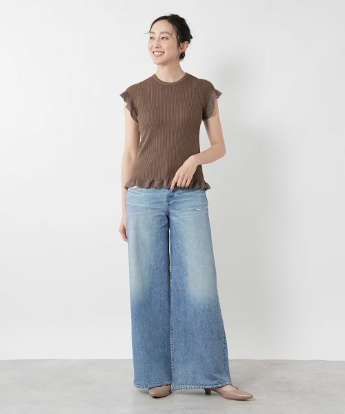 NEMIKA / ネミカ ニット・セーター | フリルスリーブニット【NEMIKA】 | 詳細4