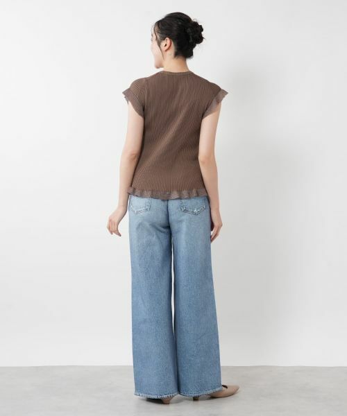 NEMIKA / ネミカ ニット・セーター | フリルスリーブニット【NEMIKA】 | 詳細6