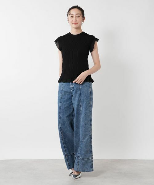 NEMIKA / ネミカ ニット・セーター | フリルスリーブニット【NEMIKA】 | 詳細7