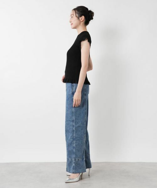 NEMIKA / ネミカ ニット・セーター | フリルスリーブニット【NEMIKA】 | 詳細8