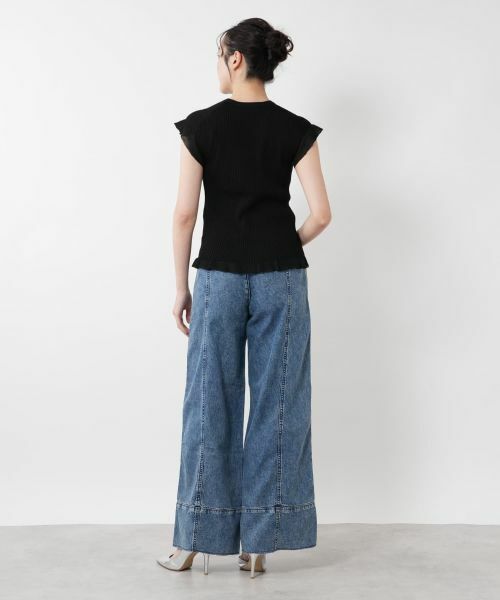 NEMIKA / ネミカ ニット・セーター | フリルスリーブニット【NEMIKA】 | 詳細9