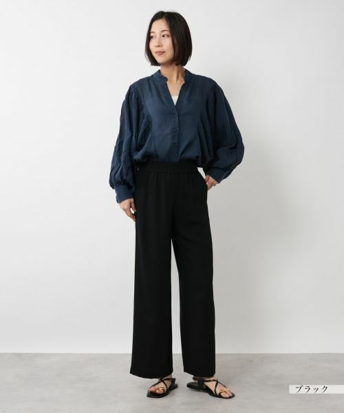 NEMIKA / ネミカ その他パンツ | ウエストギャザーワイドパンツ【NEMIKA】 | 詳細13