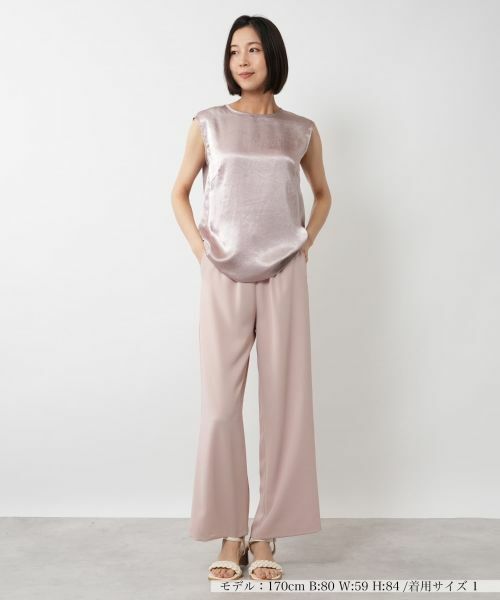 NEMIKA / ネミカ その他パンツ | ウエストギャザーワイドパンツ【NEMIKA】 | 詳細16