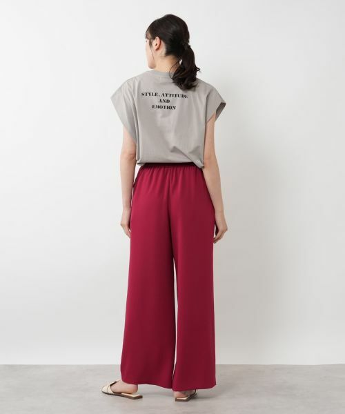 NEMIKA / ネミカ その他パンツ | ウエストギャザーワイドパンツ【NEMIKA】 | 詳細3