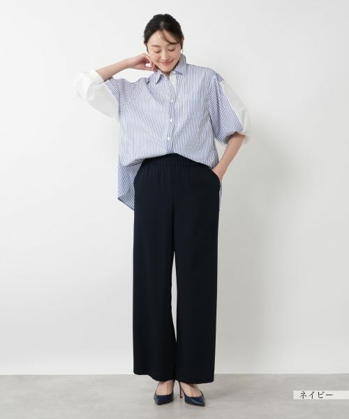 NEMIKA / ネミカ その他パンツ | ウエストギャザーワイドパンツ【NEMIKA】 | 詳細7