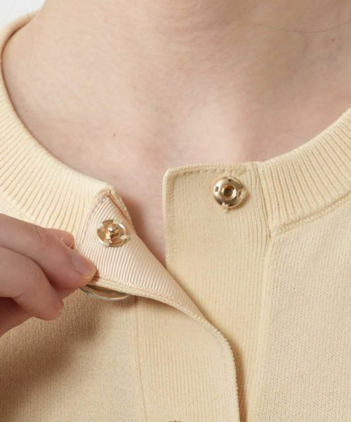 NEMIKA / ネミカ カーディガン・ボレロ | ビジューボタンカーディガン【torrazzo donna】 | 詳細15