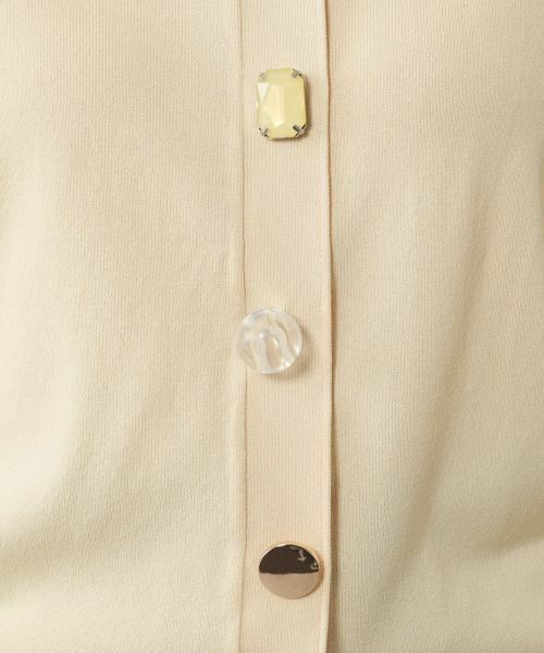 NEMIKA / ネミカ カーディガン・ボレロ | ビジューボタンカーディガン【torrazzo donna】 | 詳細16