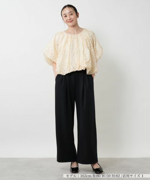 NEMIKA / ネミカ シャツ・ブラウス | ドットバルーンブラウス【torrazzo donna】 | 詳細1