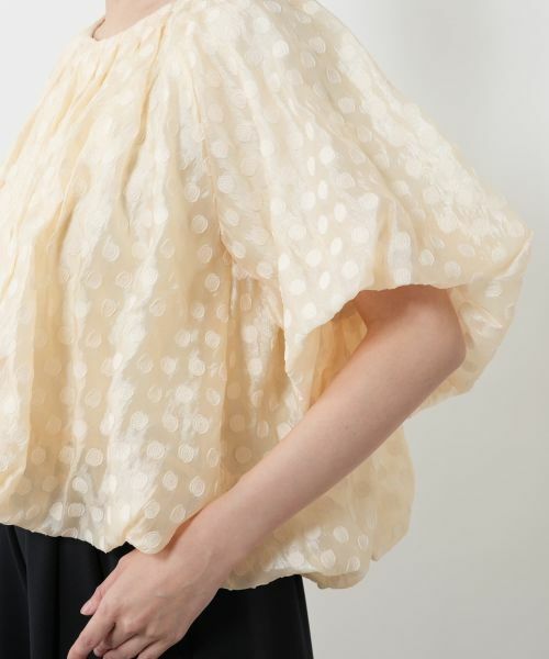 NEMIKA / ネミカ シャツ・ブラウス | ドットバルーンブラウス【torrazzo donna】 | 詳細10