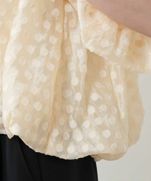 NEMIKA / ネミカ シャツ・ブラウス | ドットバルーンブラウス【torrazzo donna】 | 詳細11