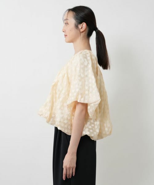 NEMIKA / ネミカ シャツ・ブラウス | ドットバルーンブラウス【torrazzo donna】 | 詳細5