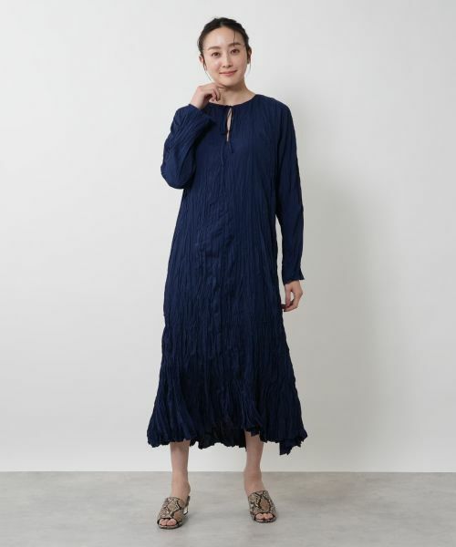 NEMIKA / ネミカ ドレス | シワ加工2WAYワンピース【torrazzo donna】 | 詳細1