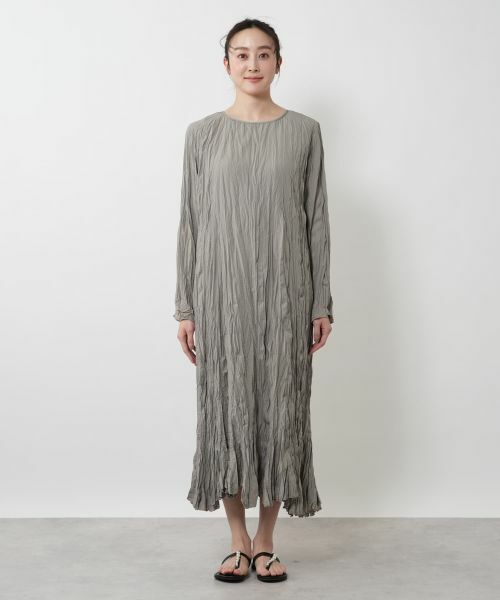 NEMIKA / ネミカ ドレス | シワ加工2WAYワンピース【torrazzo donna】 | 詳細10