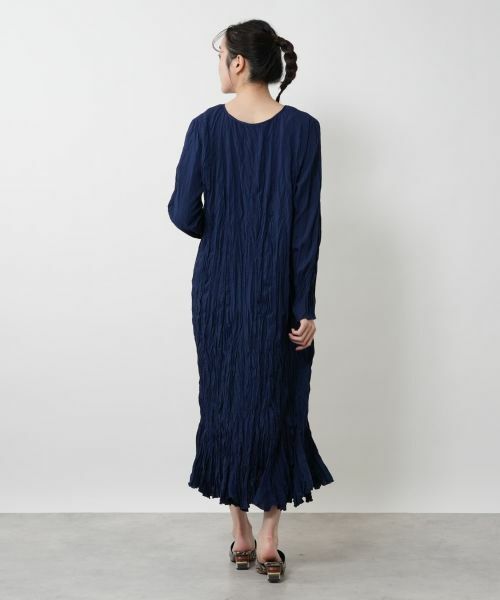 NEMIKA / ネミカ ドレス | シワ加工2WAYワンピース【torrazzo donna】 | 詳細3