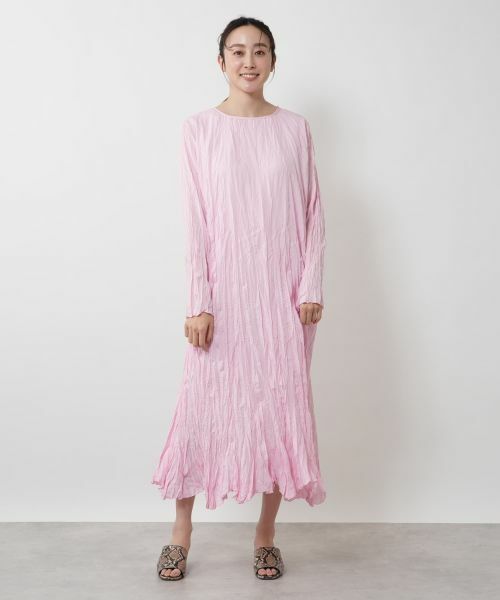 NEMIKA / ネミカ ドレス | シワ加工2WAYワンピース【torrazzo donna】 | 詳細4