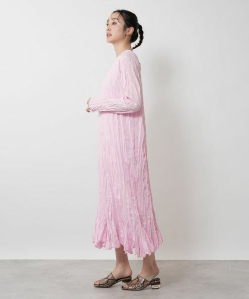 NEMIKA / ネミカ ドレス | シワ加工2WAYワンピース【torrazzo donna】 | 詳細5