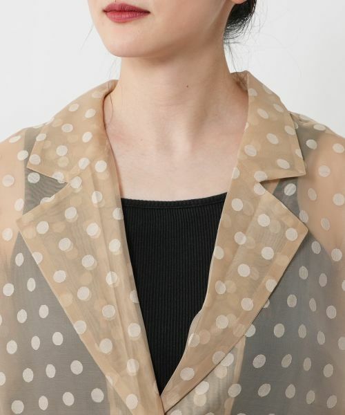 NEMIKA / ネミカ テーラードジャケット | シアードットジャケット【torrazzo donna】 | 詳細7