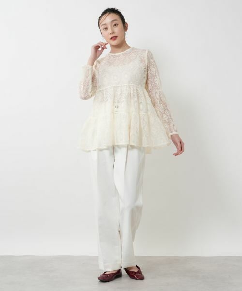 NEMIKA / ネミカ シャツ・ブラウス | レースティアードブラウス【torrazzo donna】 | 詳細1