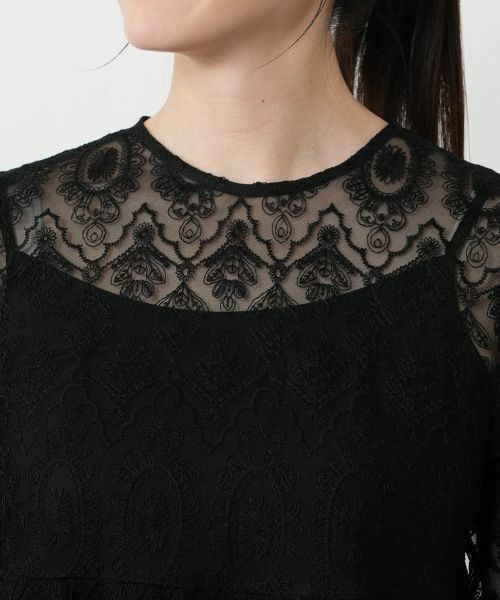 NEMIKA / ネミカ シャツ・ブラウス | レースティアードブラウス【torrazzo donna】 | 詳細10